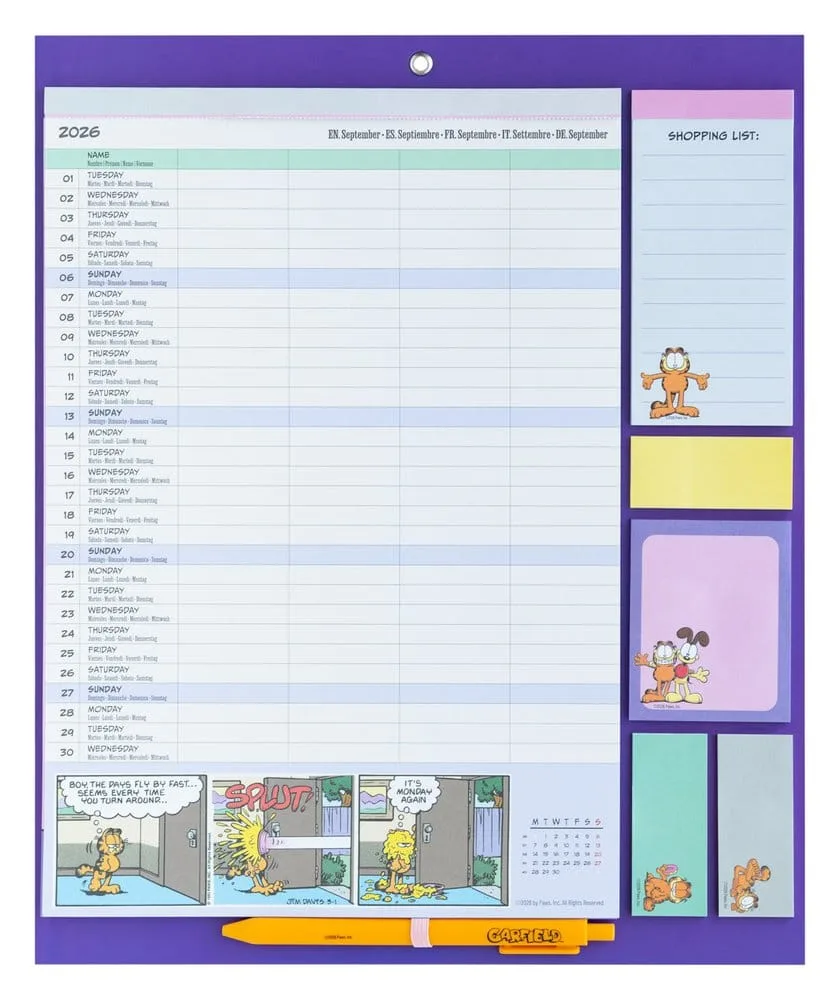 Garfield Magnetic Planner – 2026/27 30 x 35 cm 3