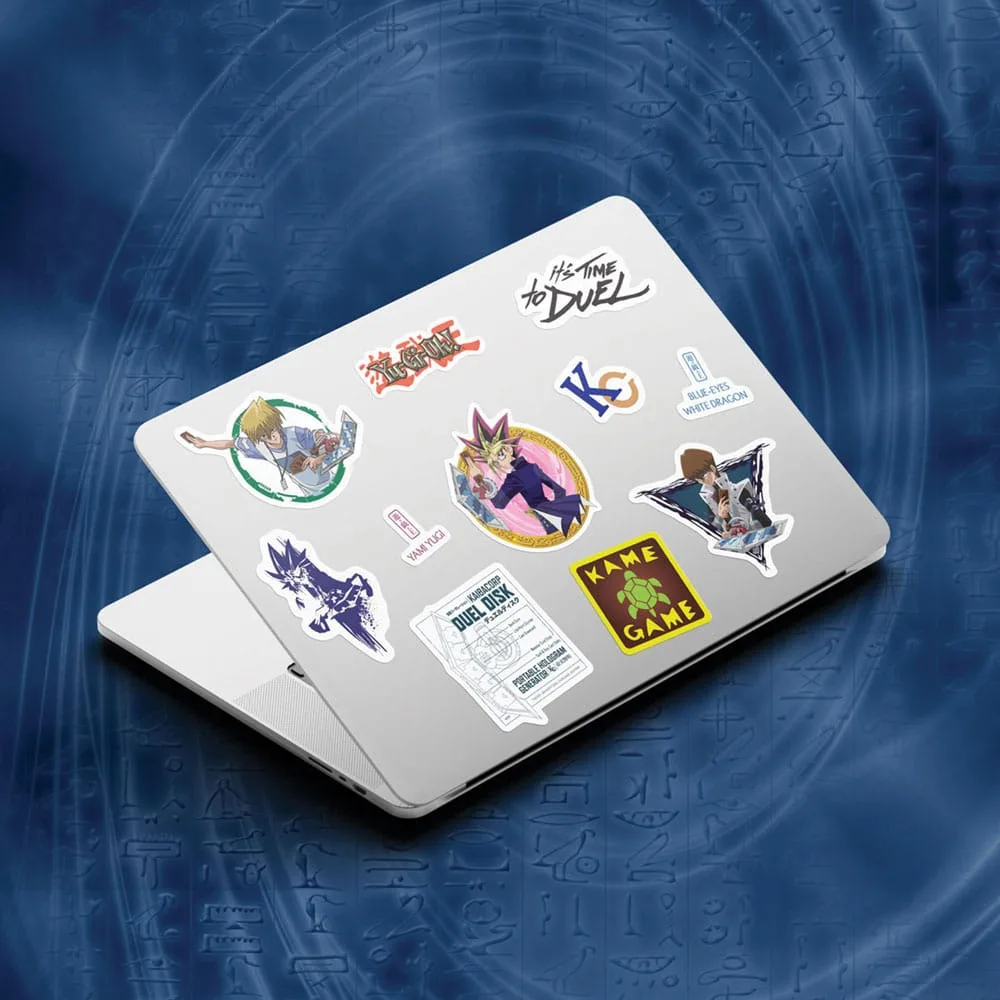 Yu-Gi-Oh Sticker-Set – 4 Bögen wiederverwendbare Vinylaufkleber 3