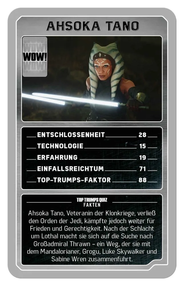 The Mandalorian and Grogu Card Game – Top Trumps German 5