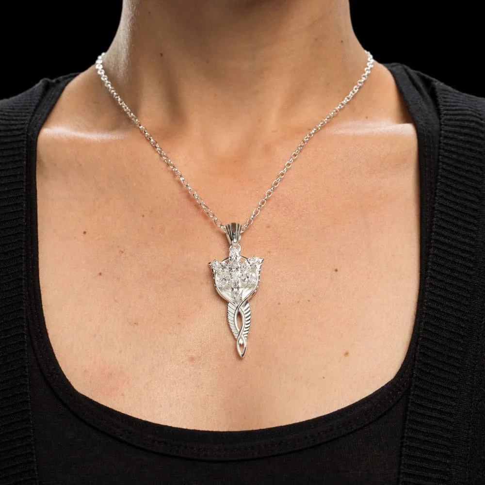 Lord of the Rings Pendant Replica – Evenstar Sterling Silver 1/1 2
