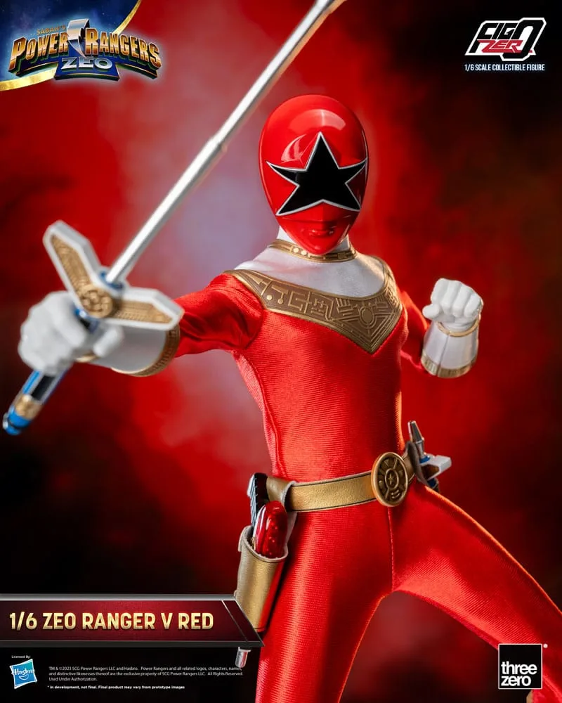 Power Rangers Zeo Action Figure – FigZero Ranger V Red 30.7 cm 7