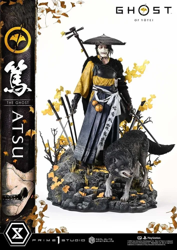 Ghost of Yotei Statue – Real Elite Masterline Atsu 59 cm 11