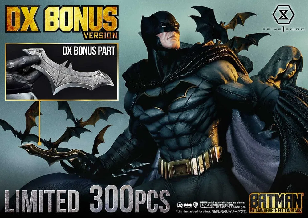Batman Statue – Rebirth Black Deluxe Bonus Edition 71 cm 25