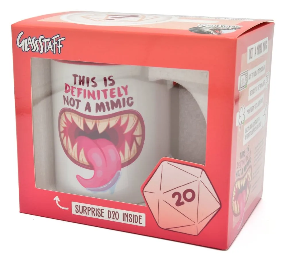 Glassstaff Mug and D20 Gift Set – Not a Mimic 3