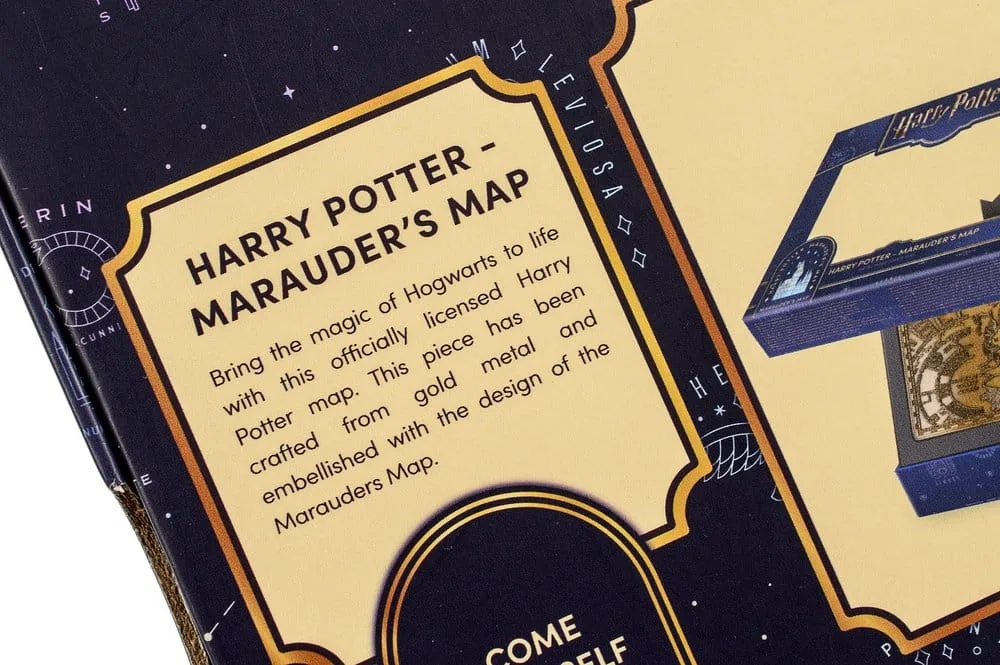 Harry Potter Metal Plaque – Marauder’s Map 15 cm 2