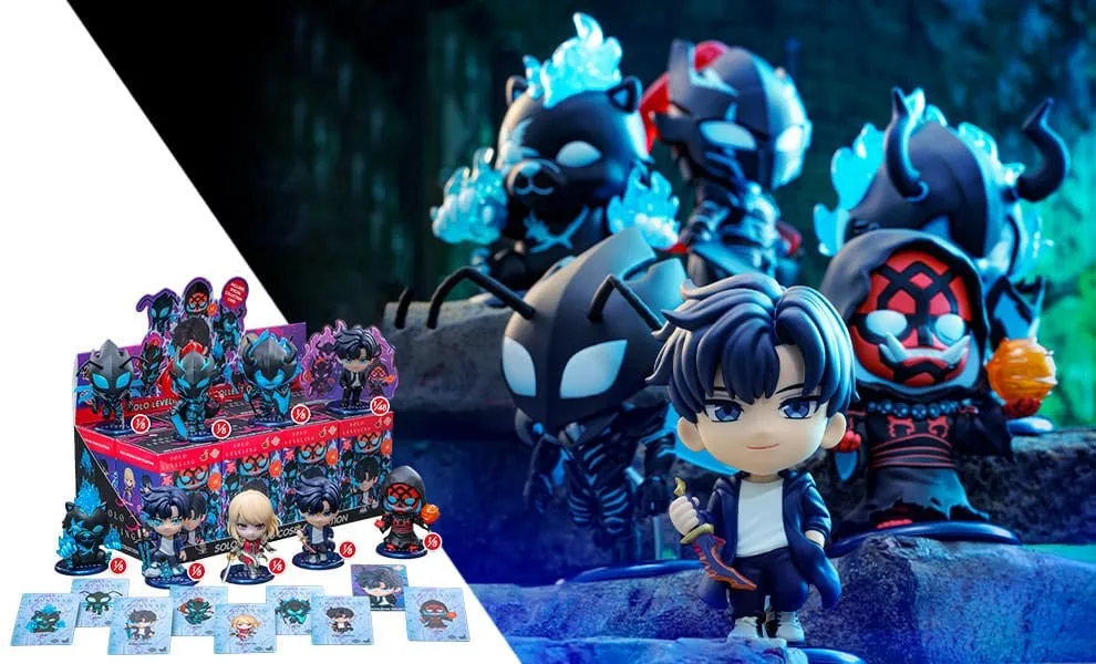 Solo Leveling Mini Figures – Cosbi Blind Box Display 11 cm 14