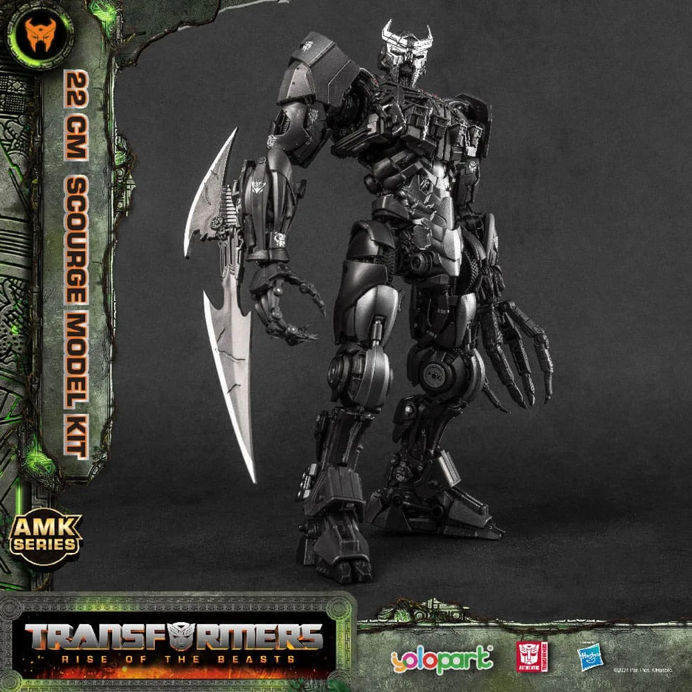Transformers Rise of the Beasts Model Kit – AMK Scourge 22 cm 9