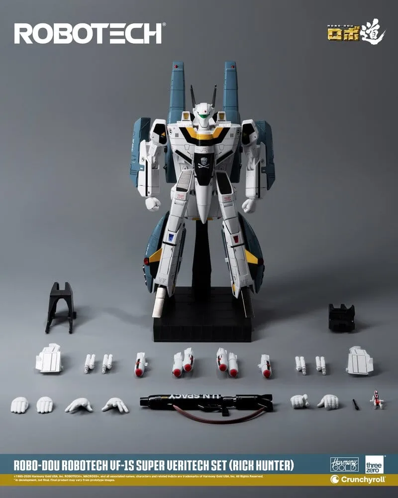 Robotech Action Figure – VF-1S Super Veritech Rick Hunter 20 cm 3