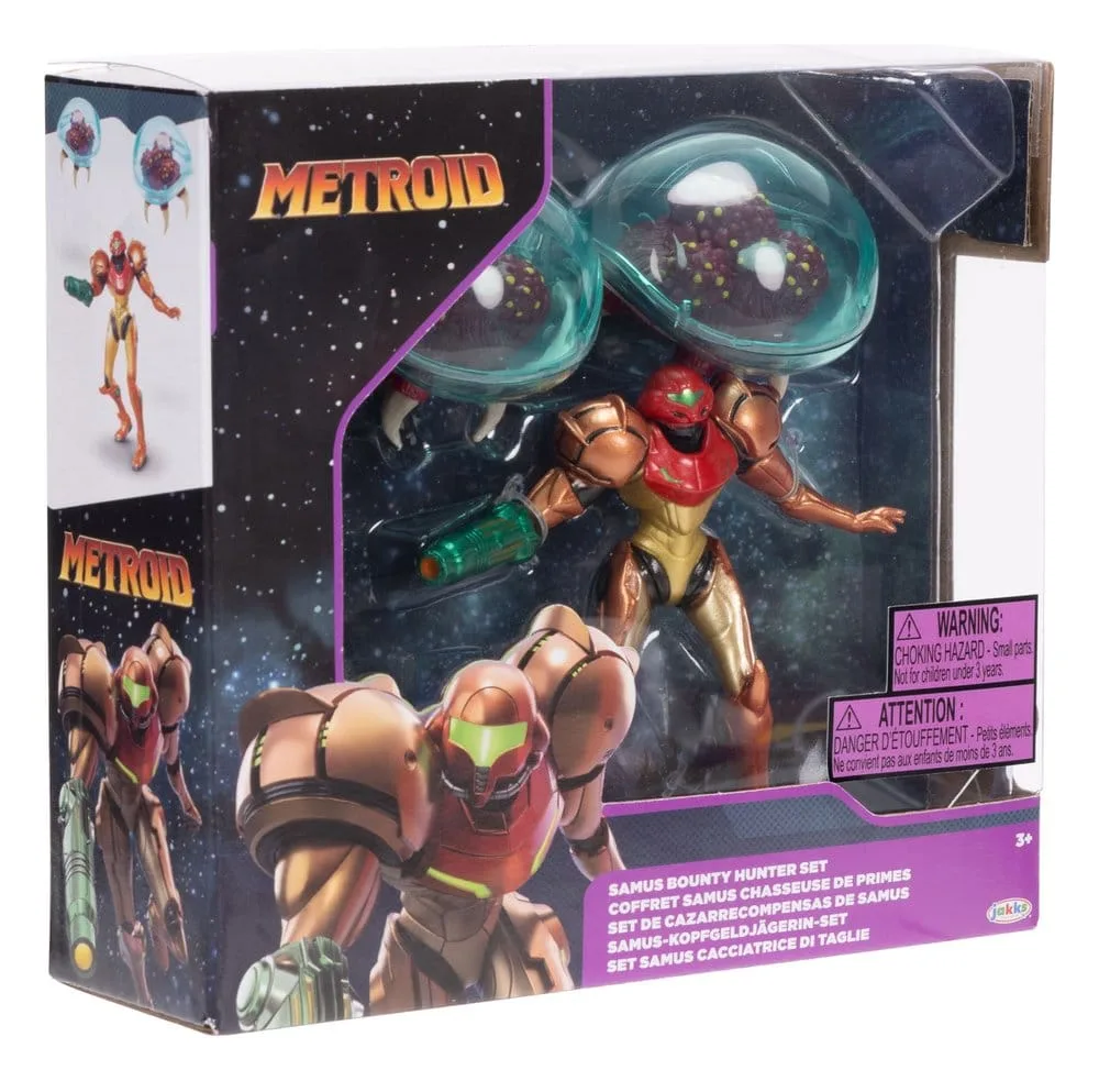 Metroid Minifigurenset – Samus Bounty Hunter 3 stuks 6 cm 3