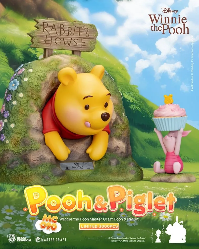 Disney Statue – Master Craft Pooh and Piglet 33 cm 6
