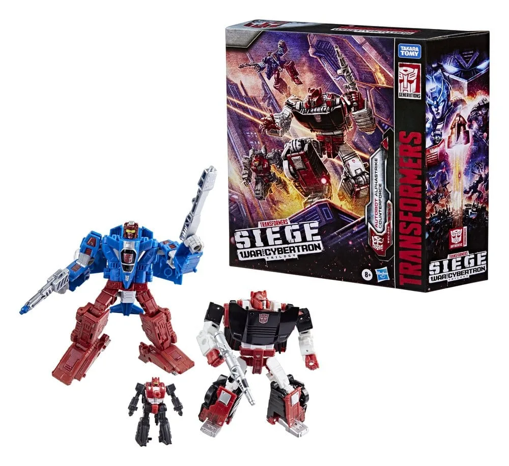 Transformers Figure Set – Autobot Alphastrike Counterforce 3-Pack 3