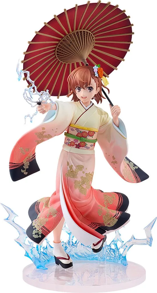 A Certain Scientific Railgun T Statue – Mikoto Misaka Kimono 28 cm