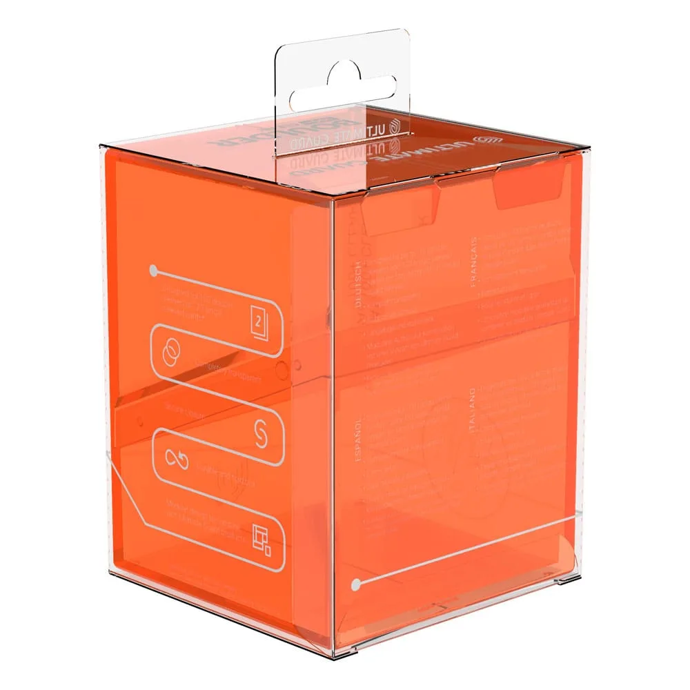 Ultimate Guard Deck Box – Boulder 100+ Clear Poppy Topaz 10