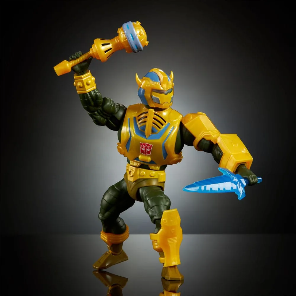 MOTU x Transformers Figure – Bumblebee Armor Man-At-Arms 14 cm 4