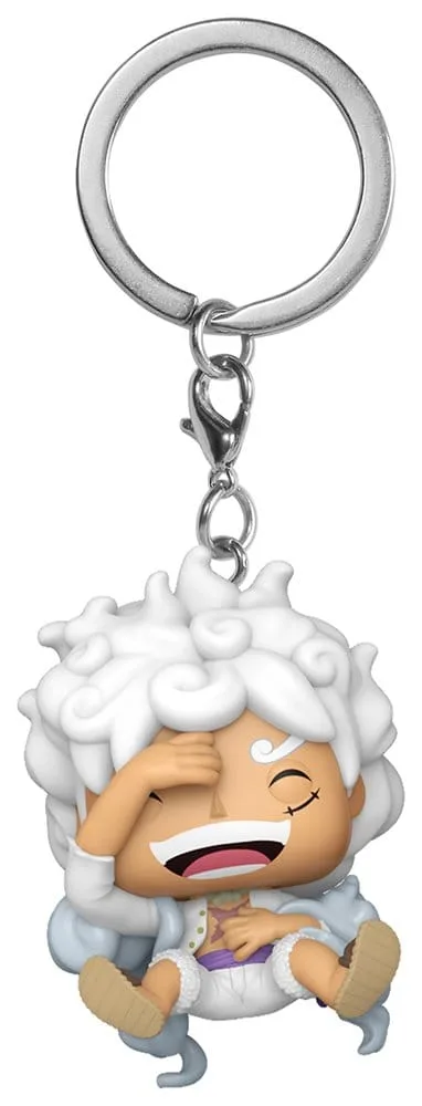 One Piece Vinyl Keychains – Luffy Gear 5 12-Piece Display 4 cm