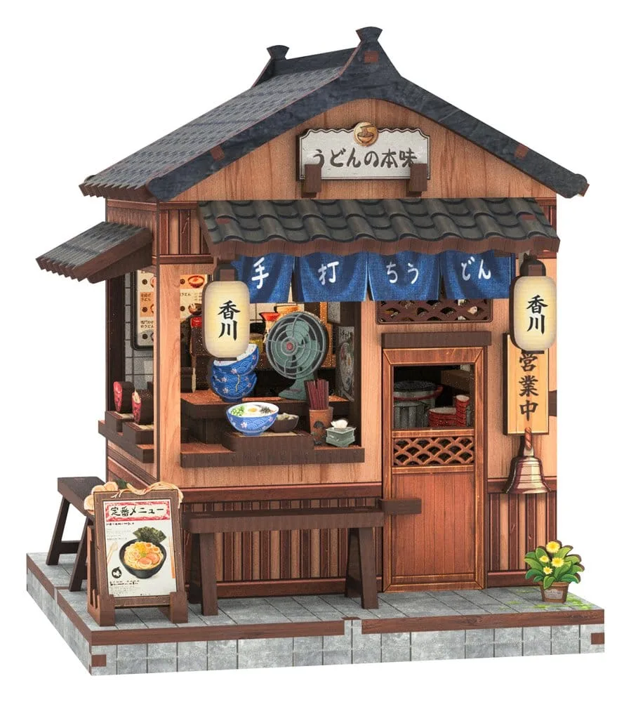 Miniature House Model Kit – CuteBee Kagawa Udon House 11 x 9 cm