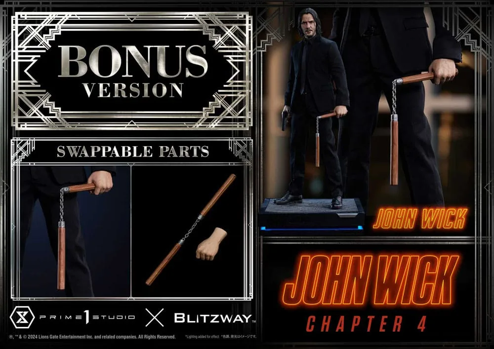 John Wick Chapter 4 Statue – Deluxe Bonus Version 54 cm 24