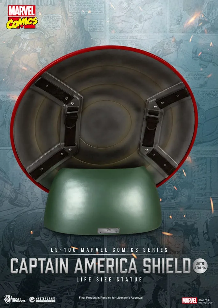 Marvel Statue – Captain America Shield Life Size 64 cm 7