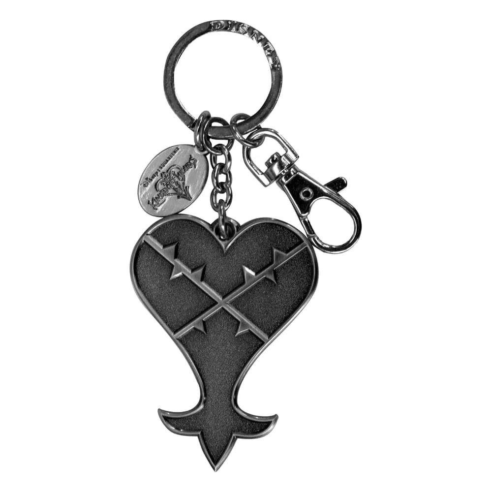 Kingdom Hearts Metal Keyring – Heartless Logo