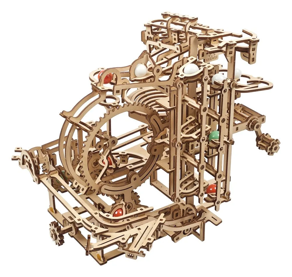 Ugears Wooden Model Kit – Marble Run Stepped Hoist 24