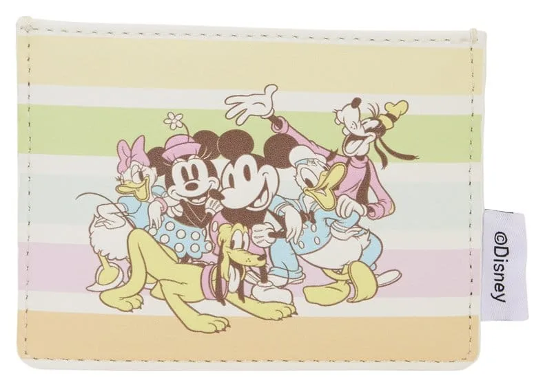 Disney Cardholder – Loungefly Mickey and Friends Rainbow Stripes