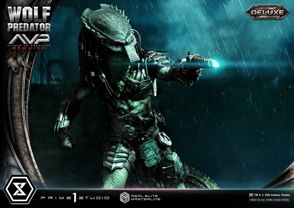 Alien vs. Predator Beeld – Wolf Deluxe Bonus Version 95 cm 10