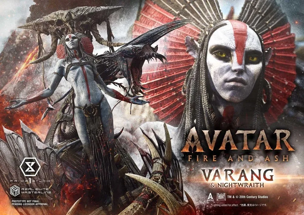 Avatar Fire and Ash Statue – Varang & Nightwraith Bonus Version 96 cm 2