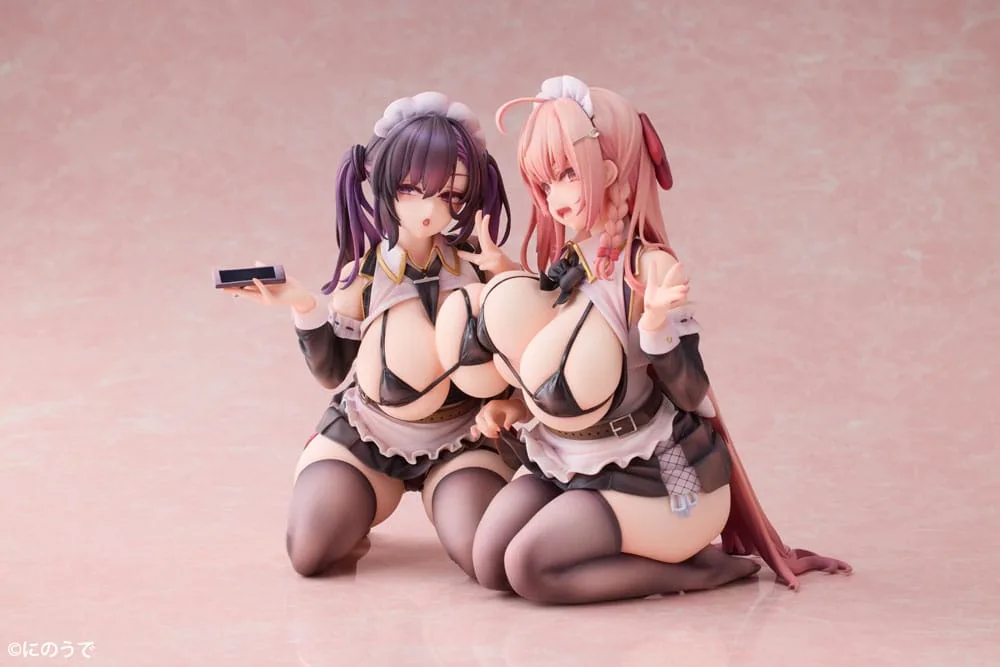Original Character Statues – Koho Miya and Otsuhane Fuwari 18 cm 9