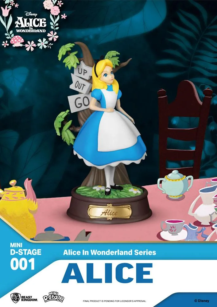 Alice in Wonderland Mini-Dioramen – Mini D-Stage 6er-Set 10 cm 10