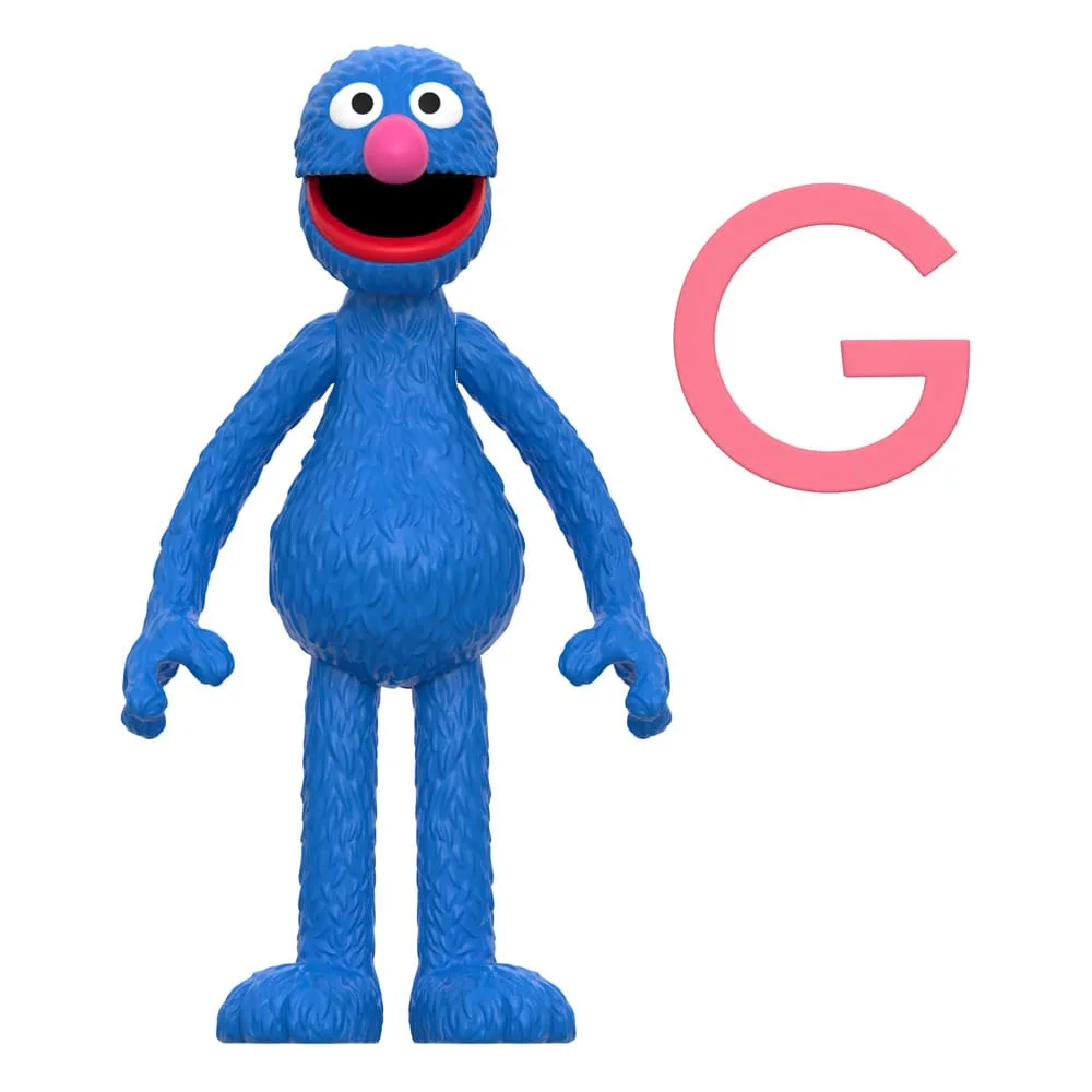Sesame Street Action Figure – Grover ReAction Wave 5 10 cm