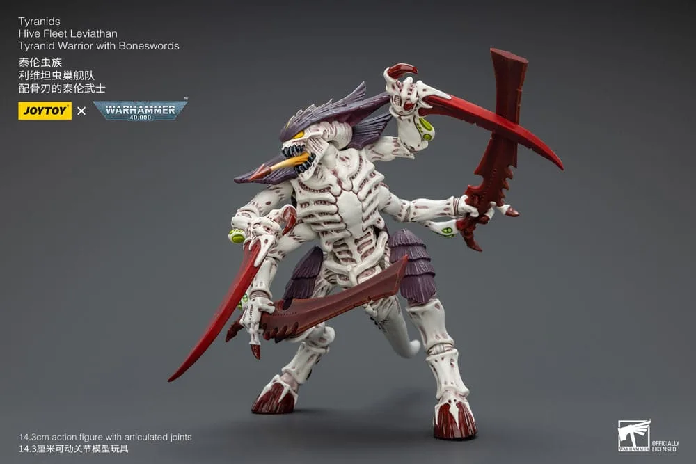 Warhammer 40k Action Figure – Tyranid Warrior with Boneswords 12 cm 4