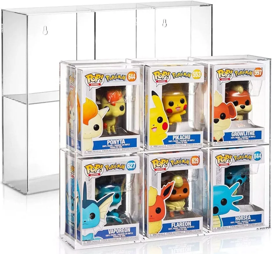 Funko Pop Display Case – Evoretro 6 Compartments 41.2 cm