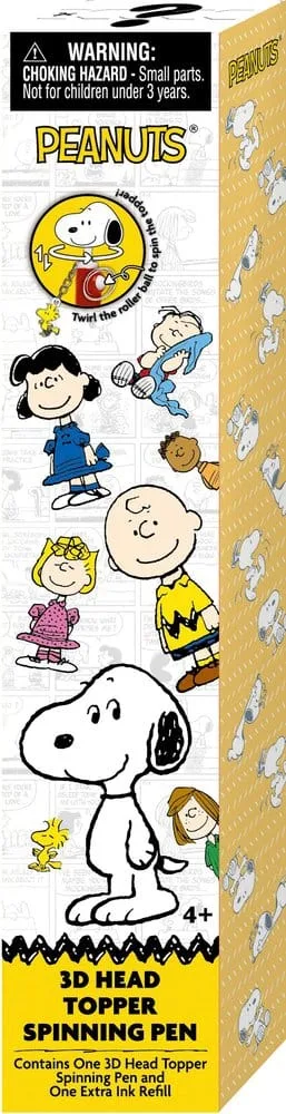 Peanuts Spinning Pen Display – Snoopy 3D Head Topper 16-Pack 2