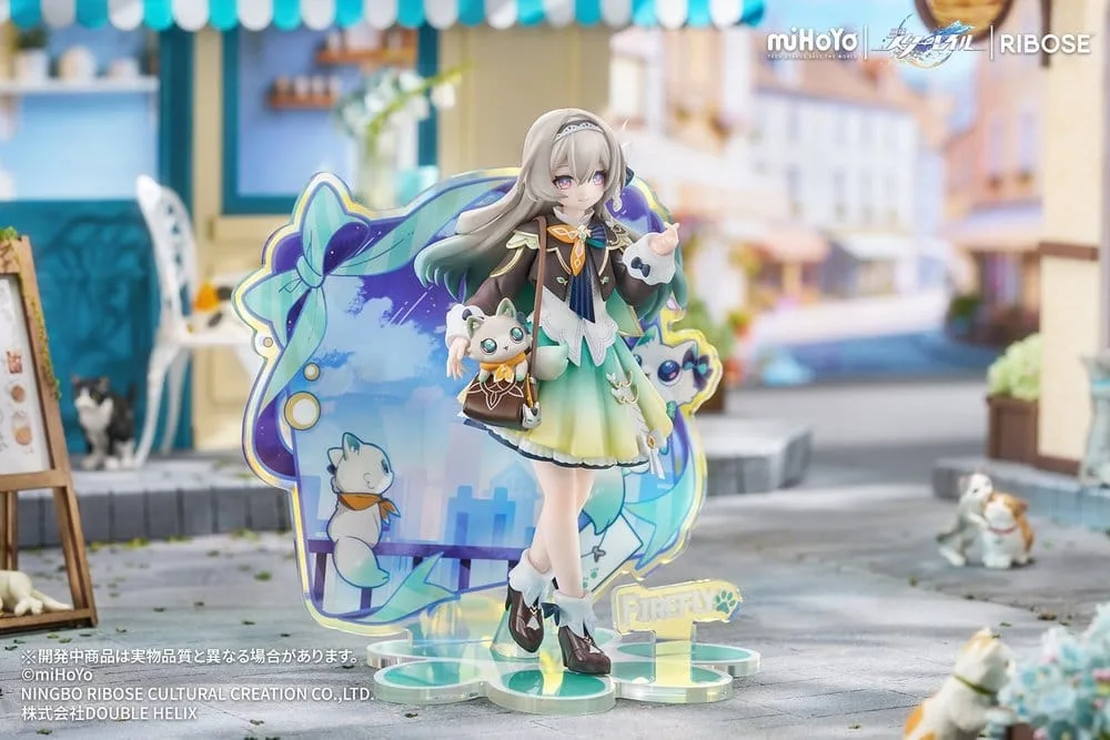 Honkai Star Rail Mini Figure – Firefly Rise Up+ Chibi Cat 18 cm 6