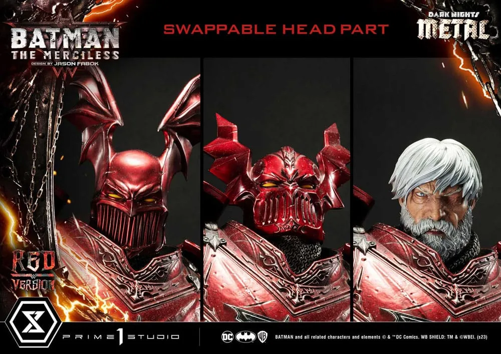 Dark Nights Metal Statue – The Merciless Red Version 111 cm 7