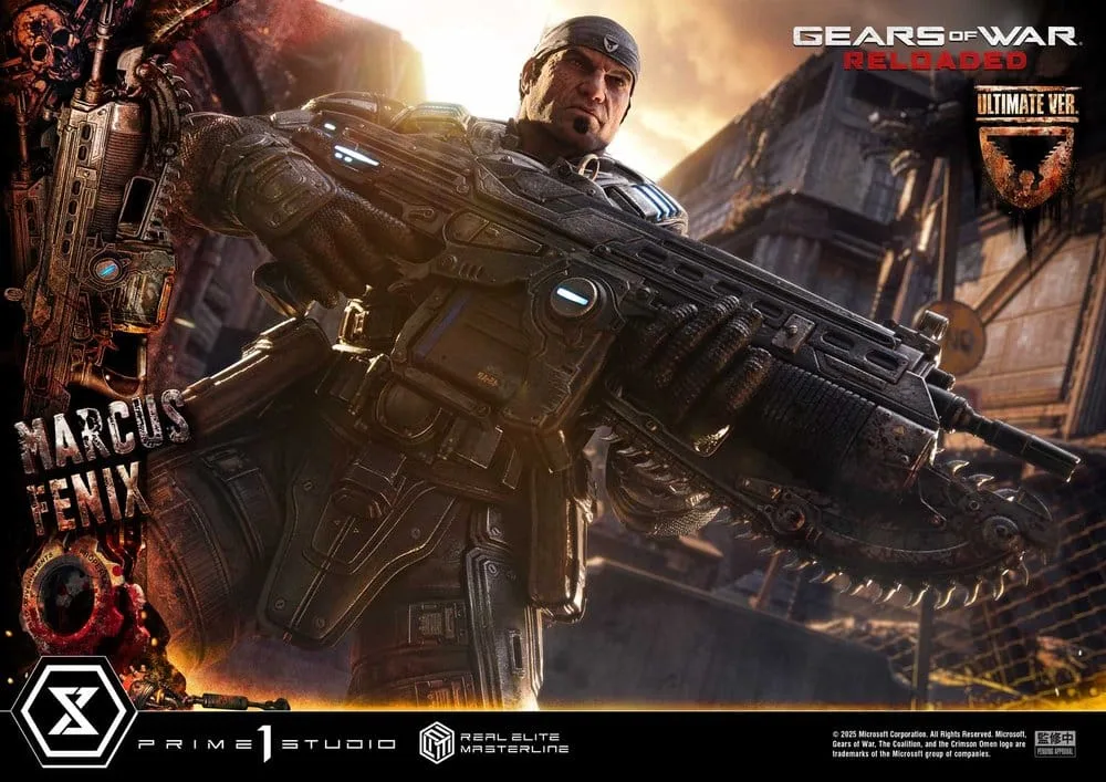 Gears of War Reloaded Statue – Marcus Fenix Ultimate 97 cm 14
