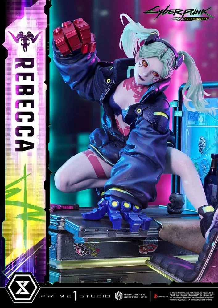 Cyberpunk Edgerunners Statue – Rebecca 1/4 Scale 54 cm 13