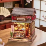 Miniatuurhuisje Bouwpakket – Tsukino Eogi-dou 19 x 14 cm 19