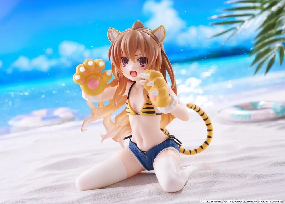 Toradora Figure – Taiga Aisaka Tiger Costume Swimwear 13 cm 6