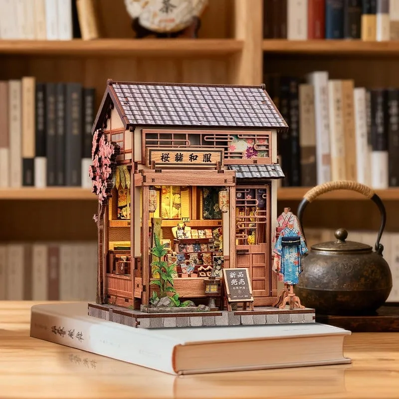 Miniatuur Bouwpakket – Sakura O Kimono Shop 19 x 14 cm 21