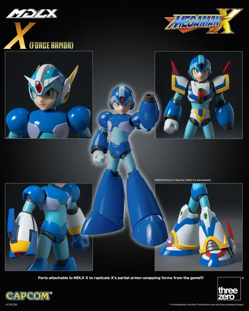 Mega Man X Action Figure – MDLX Force Armor 12.3 cm 14