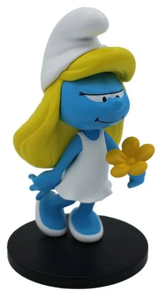 The Smurfs Statue – Smurfette with Flower 12 cm