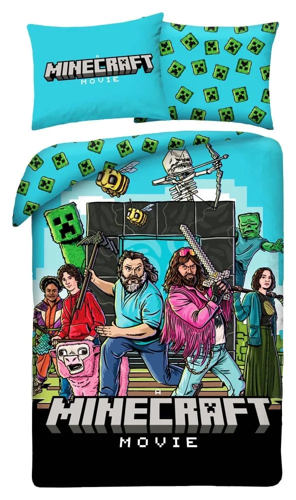 Minecraft Movie Duvet Set – Version 2 140 x 200 cm