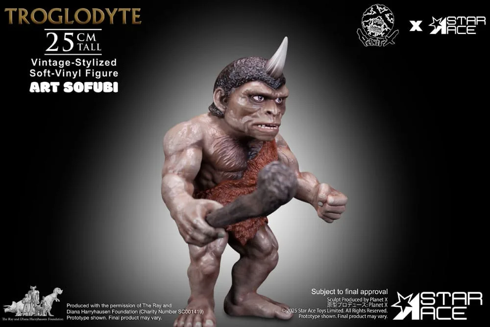 Ray Harryhausen Vinyl Statue – Vintage Troglodyte 25 cm 9