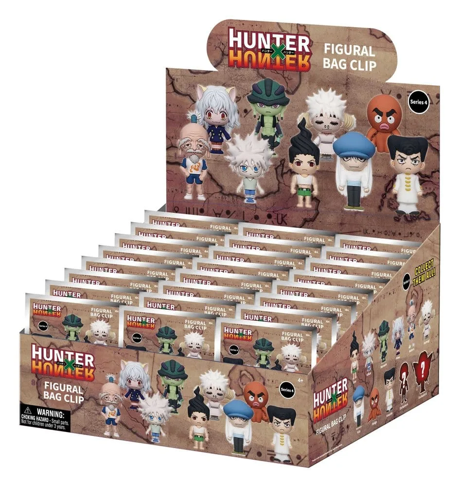 Hunter x Hunter Bag Clips – Series 4 Blind Bag Display of 24 3