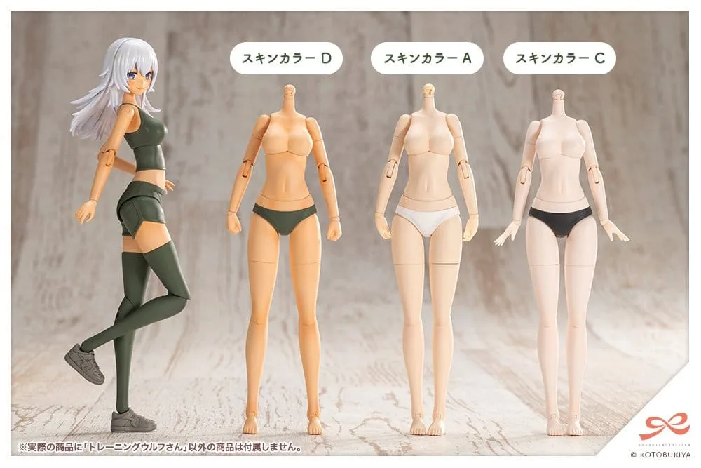 Sousai Shojo Teien Model Kit – Training Wolf 16 cm 8