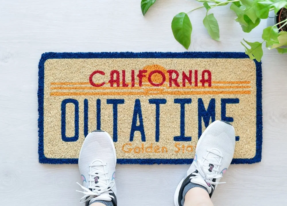 Back to the Future Doormat – Coconut Fibre 60 x 30 cm 4