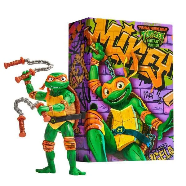TMNT Mutant Mayhem Action Figure – SDCC Michelangelo 18 cm