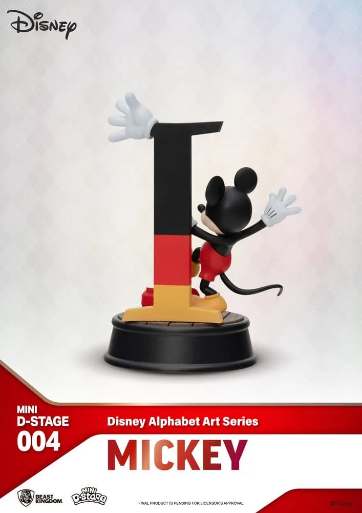 Disney Mini Diorama Statues – Alphabet Art 6-Pack 10 cm 5