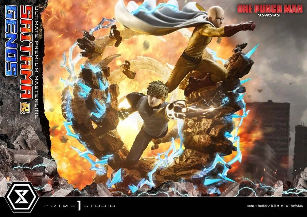 One-Punch Man Statue – Saitama & Genos 1/4 Scale 73 cm 13
